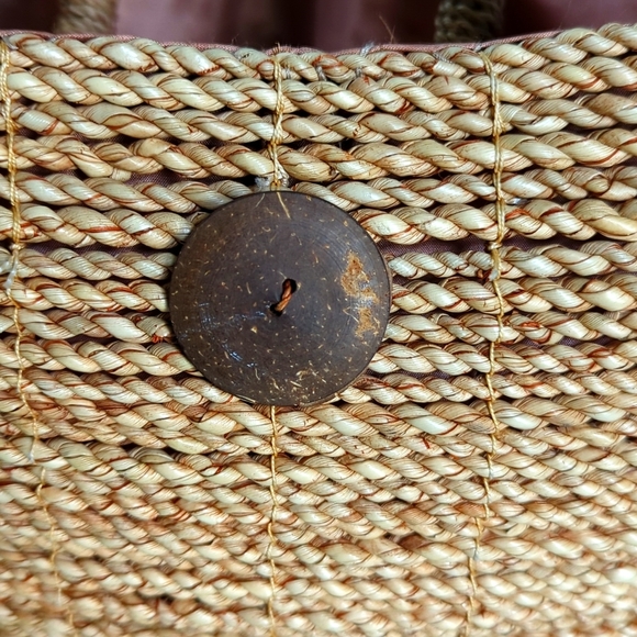 HANDWOVEN Caribbean Beach Tote ~ 🌴 ⛱️ 🛥⛵️ - Picture 3 of 16